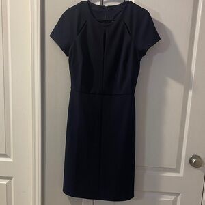 Maggy London Navy Midi Dress